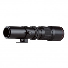 Andoer Camera Super Telephoto Lens 500mm F/8.0-32 Manual Zoom Multi-Coated T-Mount Camera Lens with 1/4 Inch Thread Replacement for Canon Nikon Sony Fujifilm Olympus DSLR Cameras